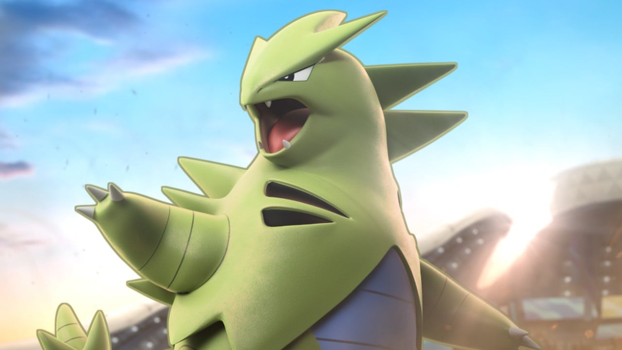 Tyranitar Melepaskan Kekuatannya di Trailer Pokémon Unite Baru