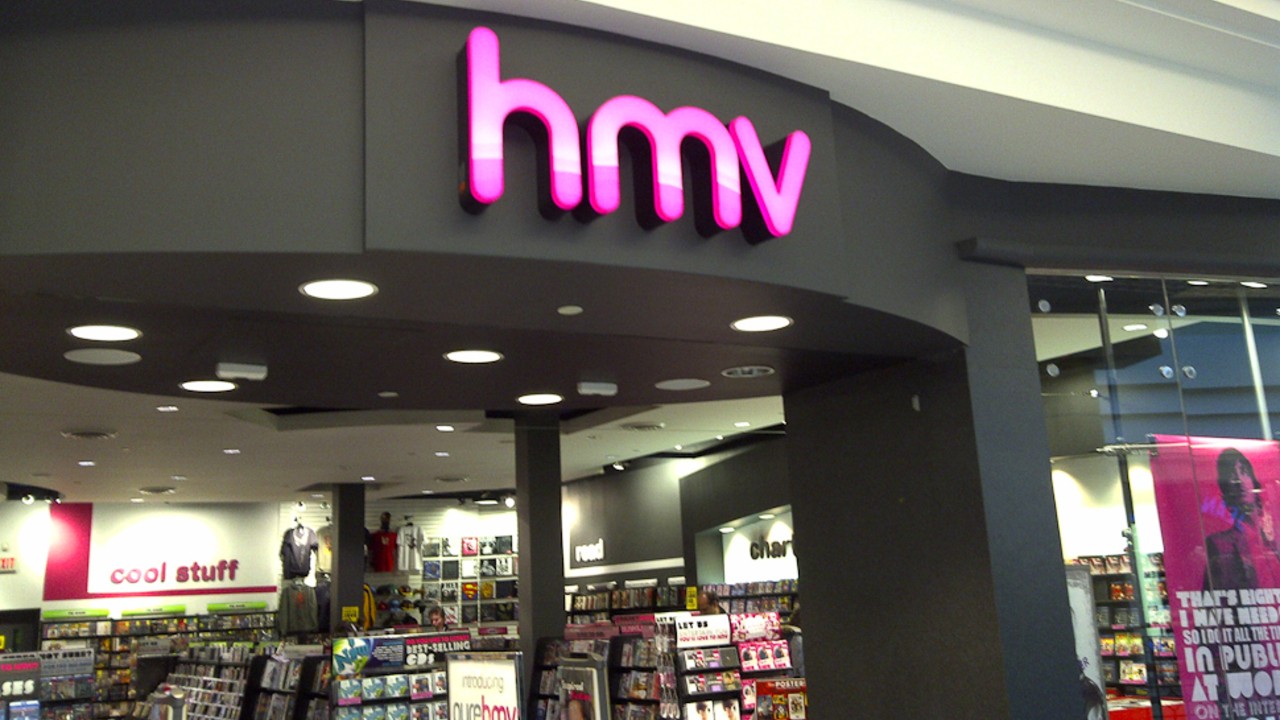 英国の小売業者HMVが管理下に入る予定