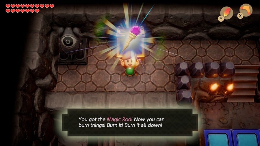 Link claims the Magic rod