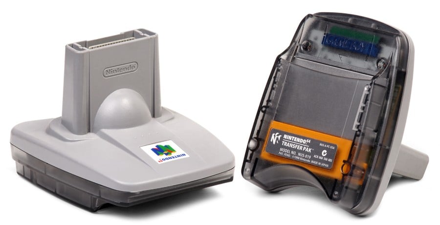 The Transfer Pak allowed Game Boy and N64 games to exchange data