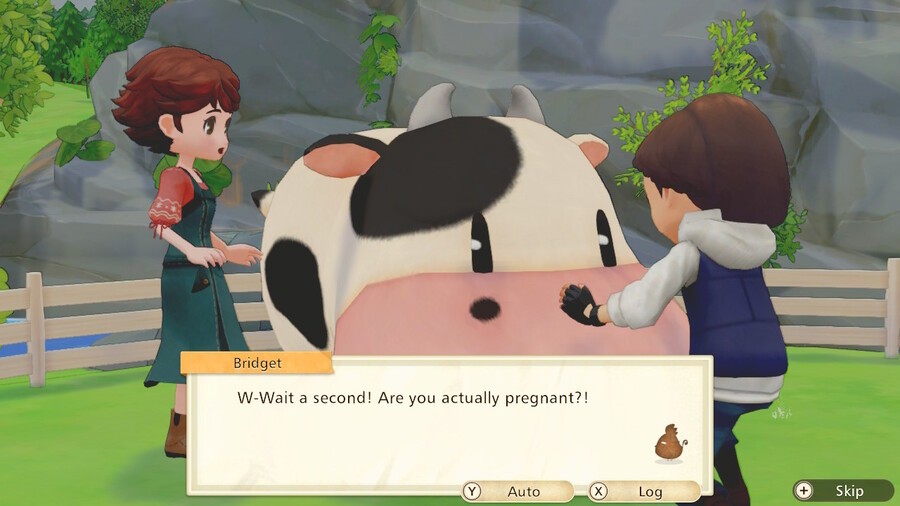 Mijn god, Bridget, je kunt niet zomaar vragen of ze een zwangere vrouw is