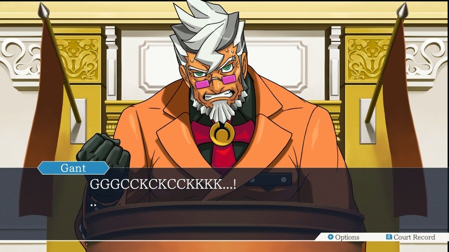 Notable character breakdown quotes include "GURK", "NNNGGG", and "I... I... AHHHHH"