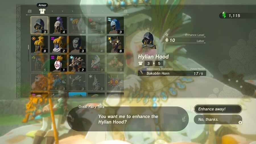 Zelda: Tears Of The Kingdom: How To Upgrade Armor 2