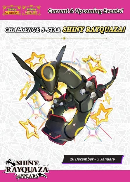 Shiny Rayquaza Appears Event