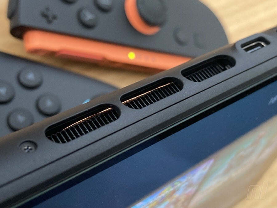 Nintendo Switch 2 top vent