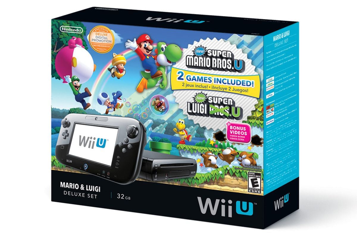 Restored Black Wii U 32GB Deluxe + Nintendo Land - FACTORY BY NINTENDO  (Refurbished) 