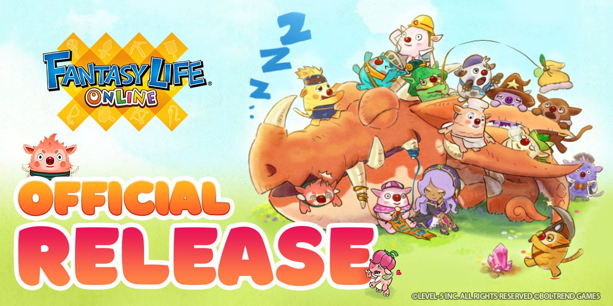 Fantasy Life Online Comes Out In English On iOS And Android Today