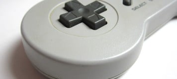 Super Famicom Controller Closeup