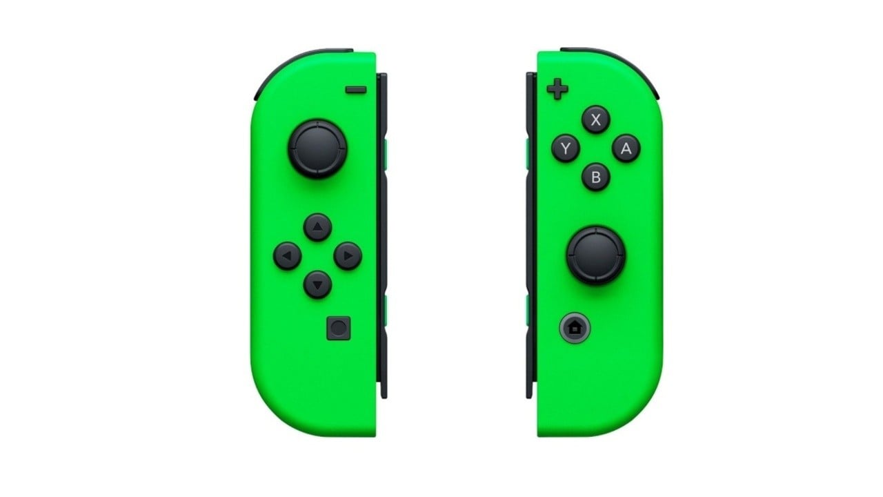 Nintendo Switch Joy-Con Pair, Neon Pink and Neon Green 