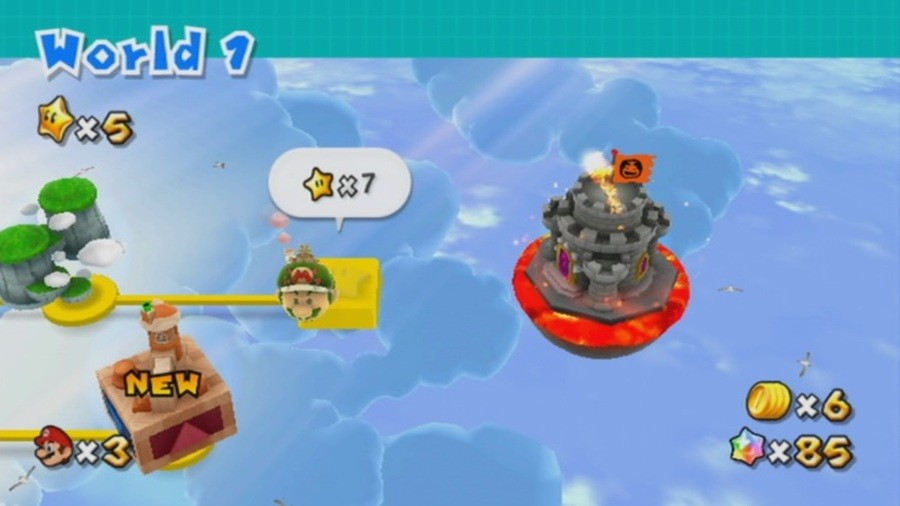Excluding Starship Mario, how many galaxies are there in the game?