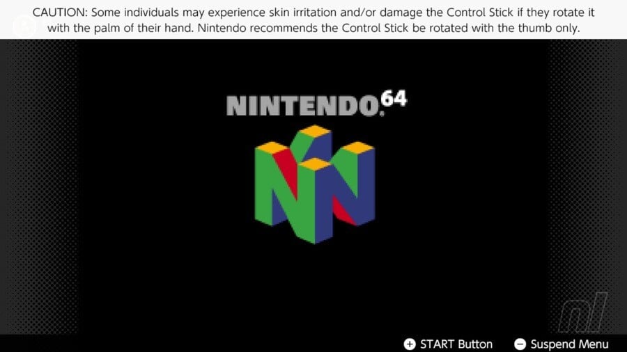 Mario Party NSO Warning