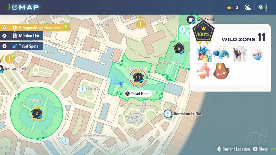 Pokémon Legends: Z-A - Wild Zone 11