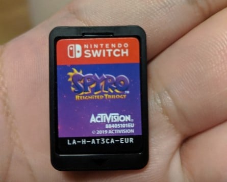 Spyro EU Game Card