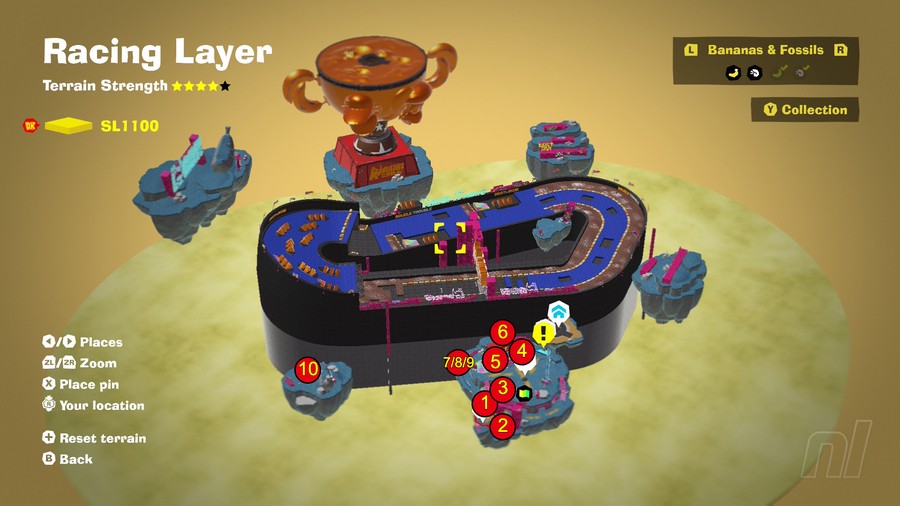 Racing Layer Banandium Gems SL1100 Map