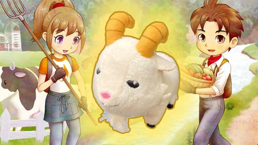 Story Of Seasons: A Wonderful Life wird eine physische Edition haben, Goat Plushie Premium Edition 1