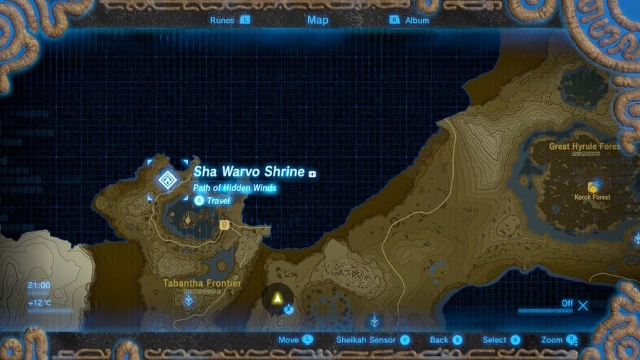 Sha Warvo Location Map