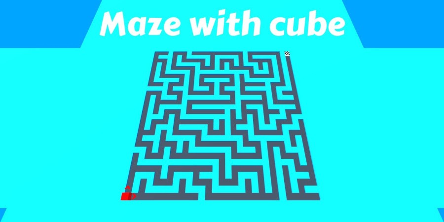 Maze with cube