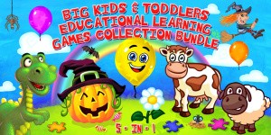 BIG Kids & Toddlers Educational Learning Games Collection Bundle 5-in-1
