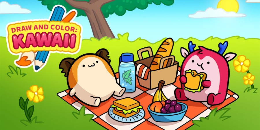 Draw And Color: Kawaii