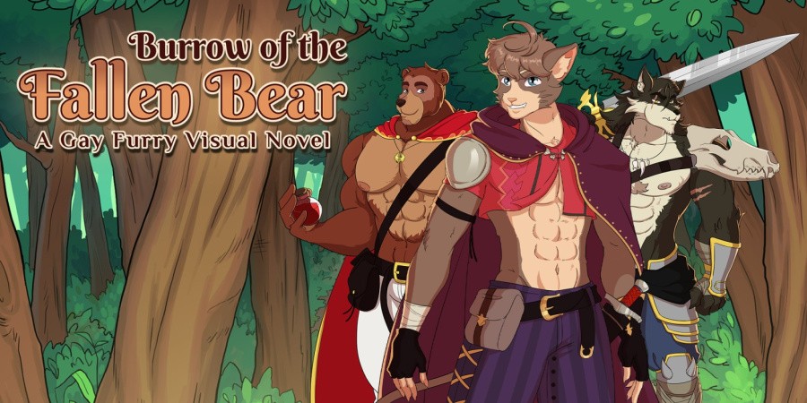 Burrow of the Fallen Bear: A Gay Furry Visual Novel