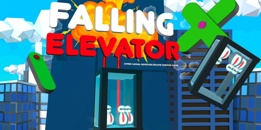 Falling Elevator - Hyper Casual Demolish Escape Survival Game