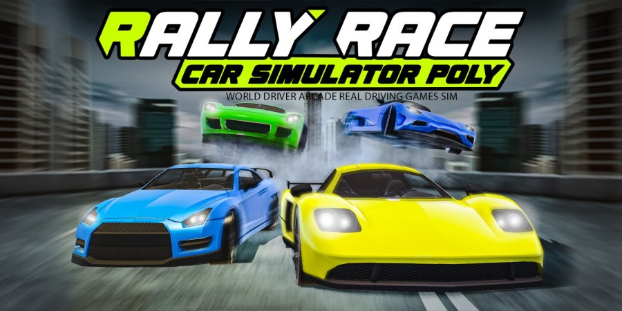 Rally Race Car Simulator Poly : World Driver Arcade Real Driving Games Sim