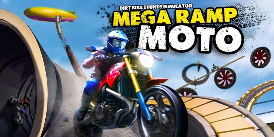 Mega Ramp Moto - Dirt Bike Stunts Simulator