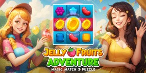 Jelly Fruits Adventure: Magic Match 3 Puzzle