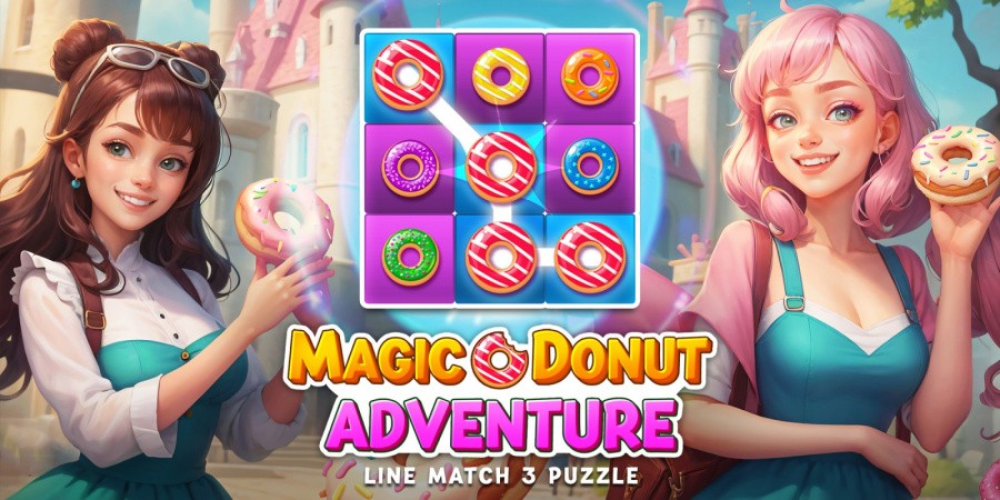 Magic Donut Adventure: Line Match 3 Puzzle