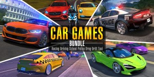 Car Games Bundle - Racing Driving School Police Drag Drift Taxi
