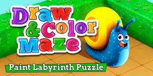 Draw & Color Maze: Paint Labyrinth Puzzle