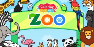 Coloring book series Zoo