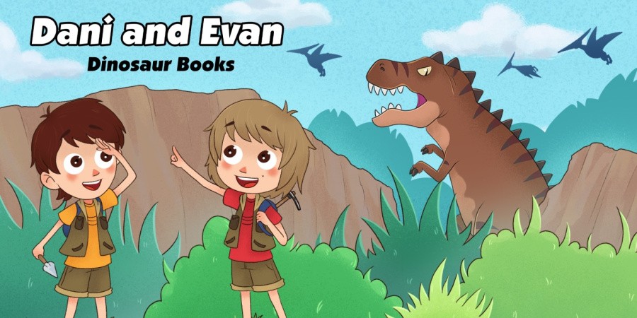 Dani and Evan: Dinosaur books