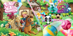 Pony World - Color by Numbers & Animal Golf - Battle Race Bundle
