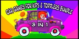 Car Games for Kids & Toddlers Bundle 3 in 1