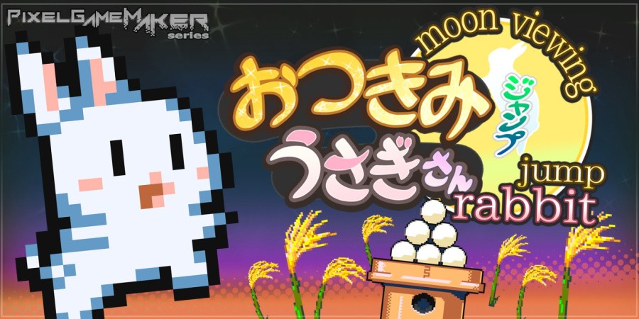 Pixel Game Maker Series Moon Viewing Jump Rabbit