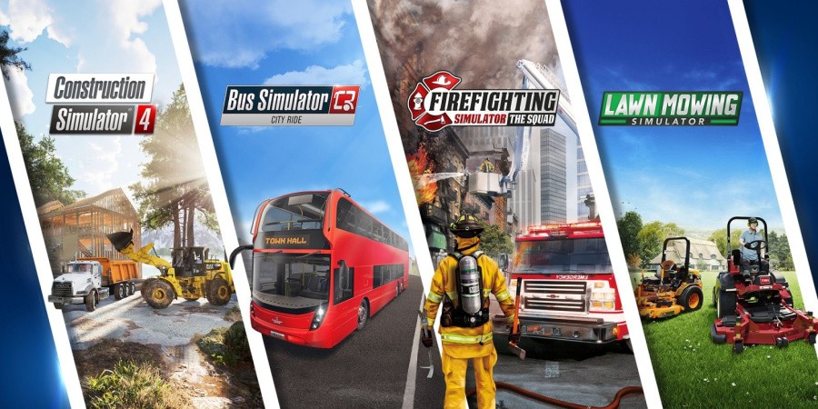 Simulation Platinum Bundle: Bus Construction Firefighting Lawn Mowing