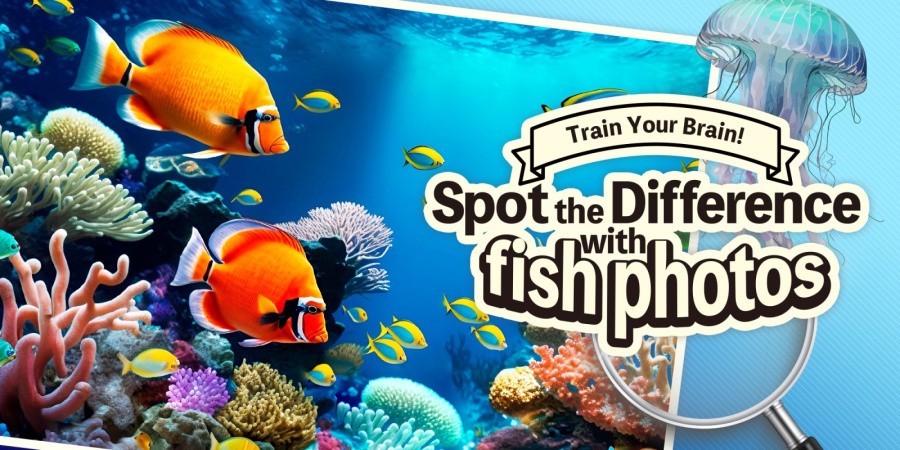 Train Your Brain! Spot the Difference with fish photos
