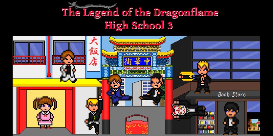 The Legend of the Dragonflame High School 3