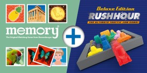 Bundle: memory - The Original Matching Game from Ravensburger + Rush Hour Deluxe - The ultimate traffic jam game!