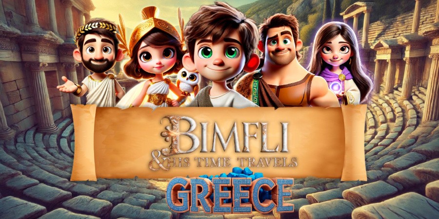 Bimfli and His Travels In Time: Greece