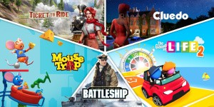 Classic Board Game Bundle - Ticket to Ride, Cluedo, Mouse Trap, Battleship and The Game of Life 2