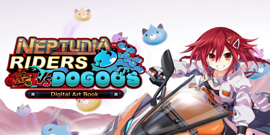 Neptunia Riders VS Dogoos Digital Art Book