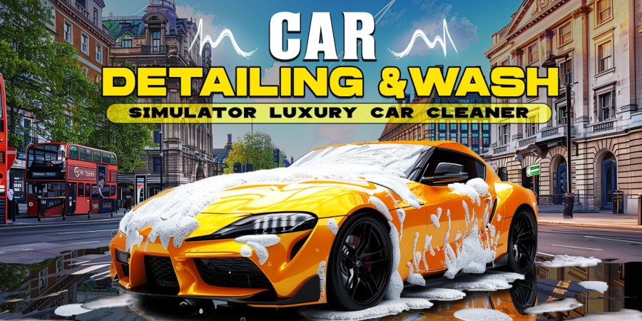 Car Detailing & Wash Simulator : Luxury Car Cleaner