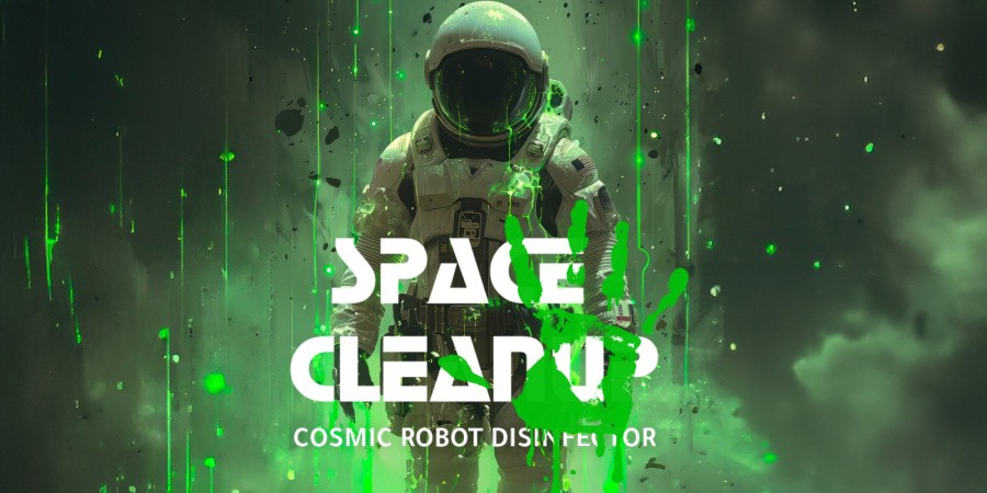 Space CleanUp: Cosmic Robot Disinfector