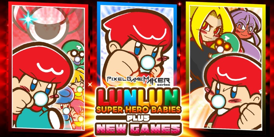Pixel Game Maker Series LUNLUN SUPER HERO BABIES PLUS NEWGAMES