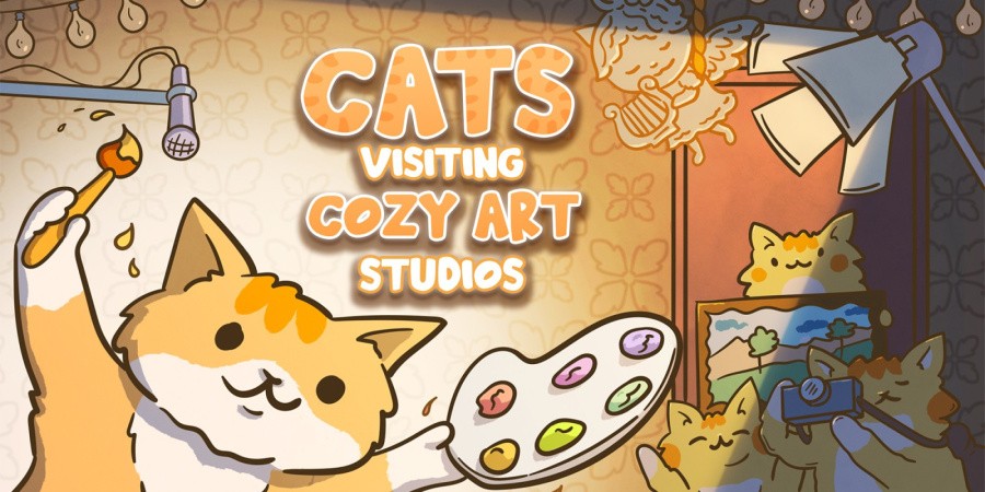 Cats Visiting Cozy Art Studios