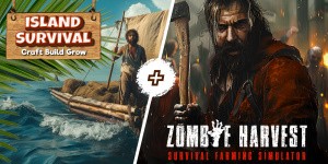 Island Survival: Craft, Build, Grow & Zombie Harvest: Survival Farming Simulator Bundle Collection