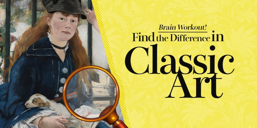 Brain Workout! Find the Difference in Classic Art
