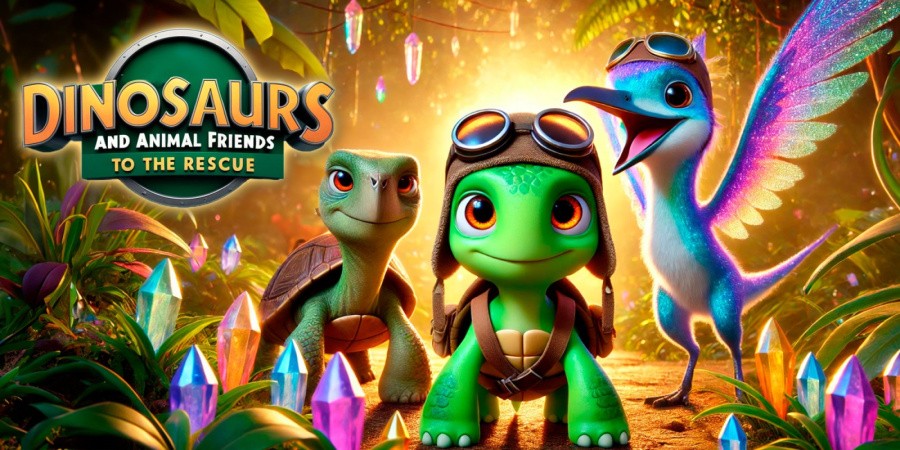 Dinosaurs and Animal Friends to the Rescue